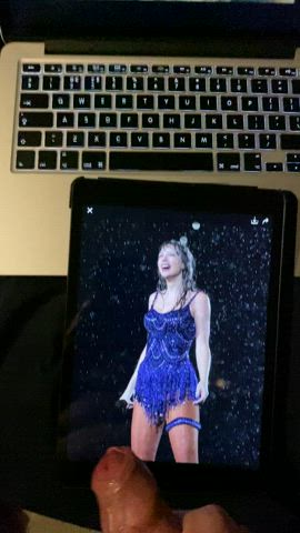 celebrity cum cumshot male masturbation masturbating taylor swift tribute gif