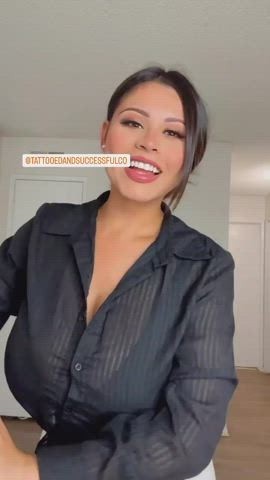 big tits cute latina tits gif