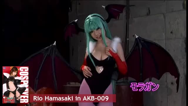 Rio's Morrigan cosplay blowjob