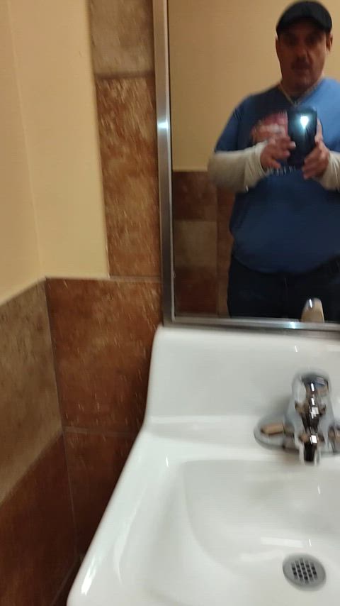 amateur bathroom cock ring edging homemade shaved small cock solo uncut gif