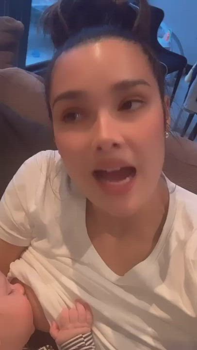 Australian Breastfeeding Selfie gif