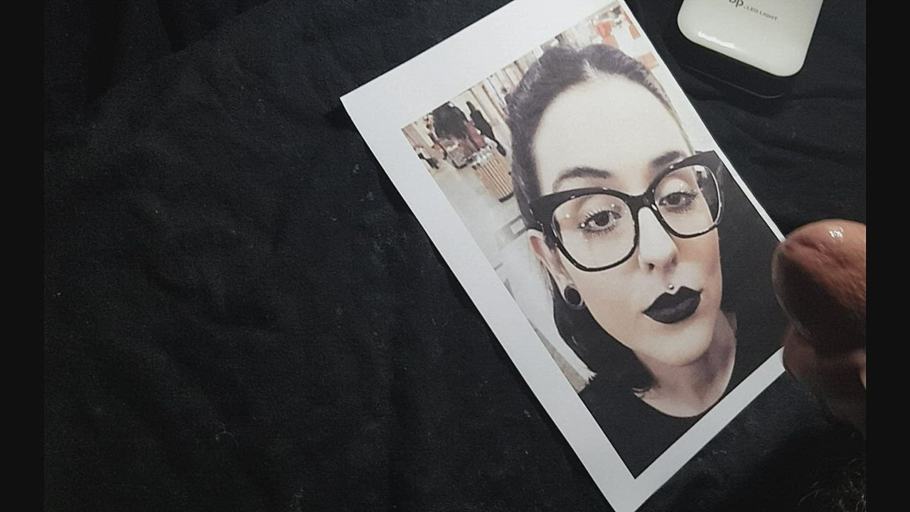 brazilian cumshot ejaculation friends glasses goth jerk off tribute gif