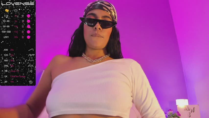 Brunette Latina Small Nipples Small Tits Tits gif
