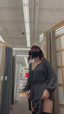 Girl flashing at Bath Beauty and Beyond; does anyone know who this is?