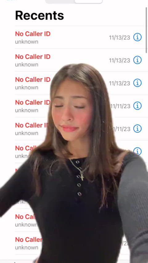 amateur brunette cute solo gif