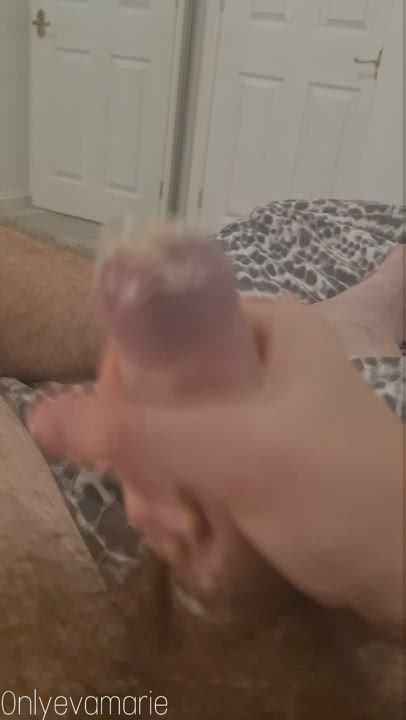 [F] [M] Milking him into a condom