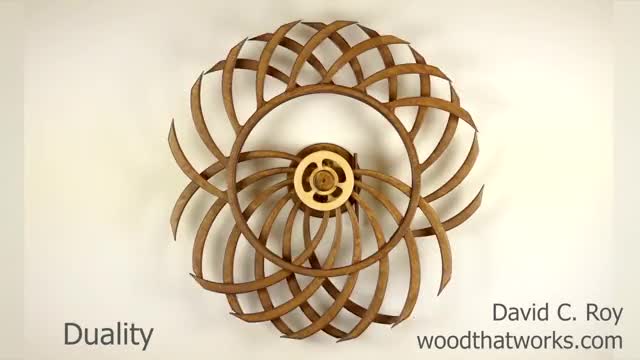 Duality Kinetic Sculpture by David C Roy