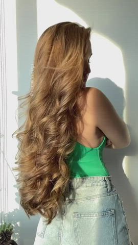 hair long hair pretty gif
