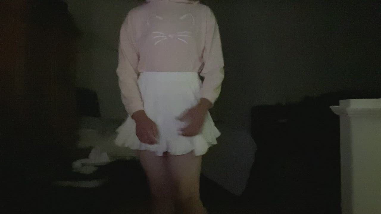 If this gets 50 likes, I’ll post the cumshot video I made in this outfit