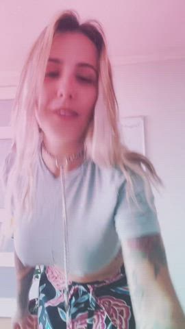 Boobs Dancing Tattoo gif