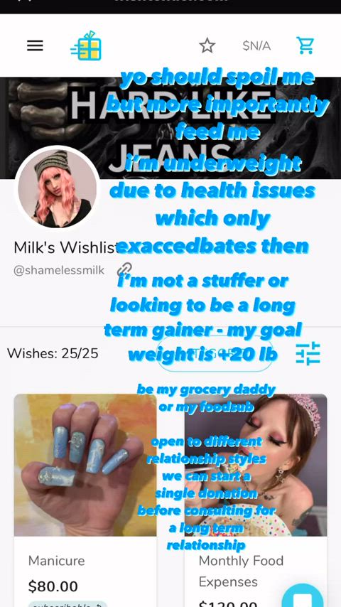 daddy domme feedee findom onlyfans petite princess skinny taboo gif