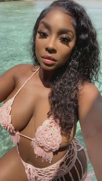 Beach Big Tits Tits gif