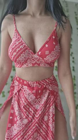 boobs dress pussy tits titty drop gif