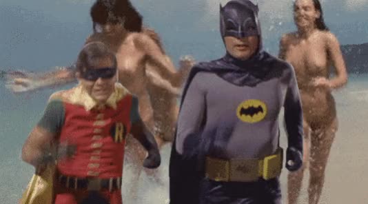 Run Robin, these are some horny bitches. I don't think I can beat them off with my