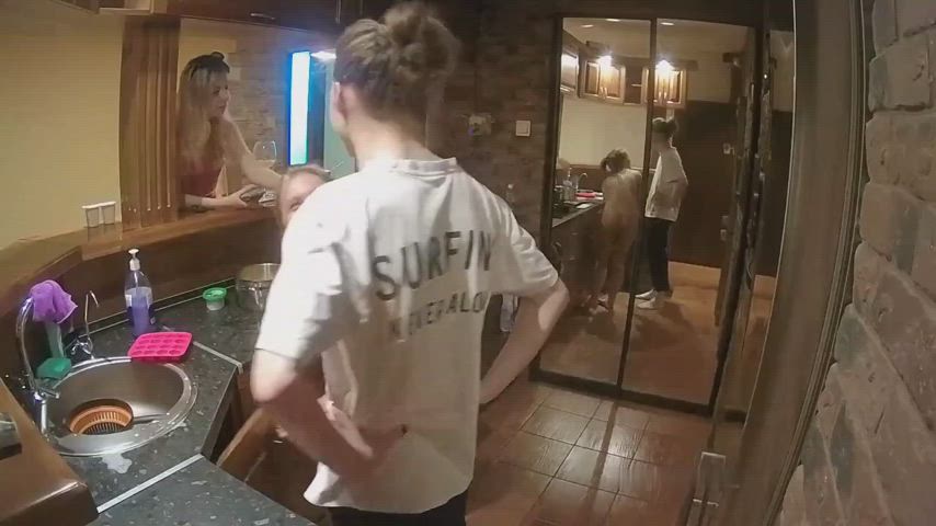 cmnf kitchen roommate gif
