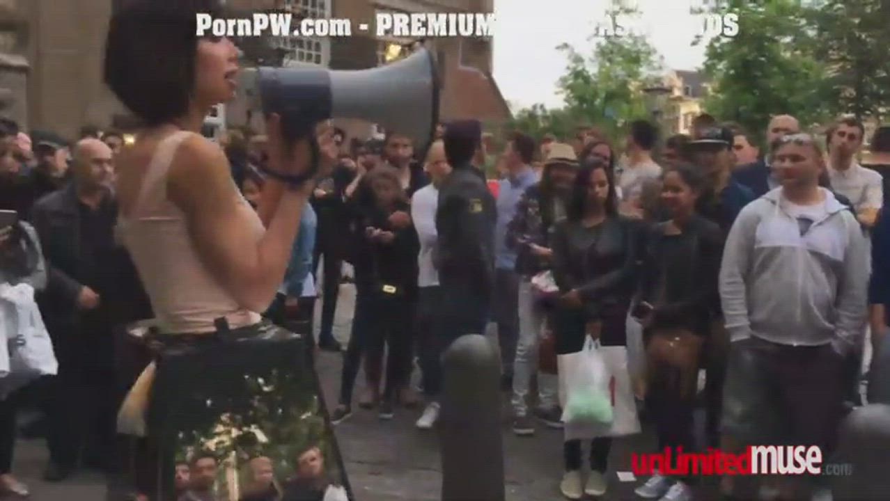 Art Euro European Exhibitionism Exhibitionist Fingering Freeuse Public Pussy Shaved