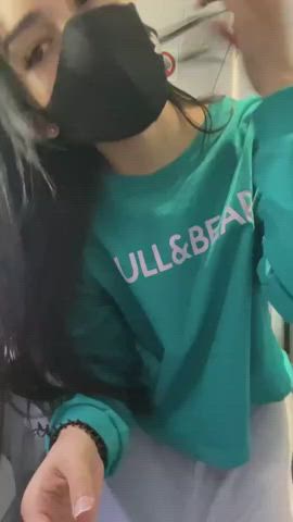 big balls big dick cum cumshot handjob legs peeing trans trans woman gif