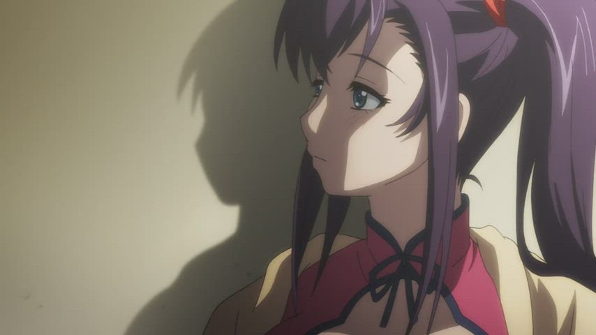 Anime Big Ass Bouncing Tits Cleavage Ecchi Huge Tits gif