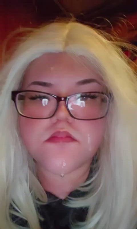 cum facial fake cum facials gif