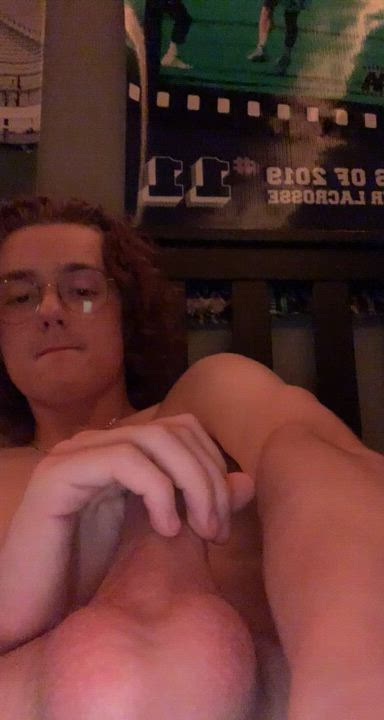 Jacking off in bed