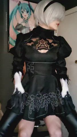 Cosplay Pussy Spread Sex gif