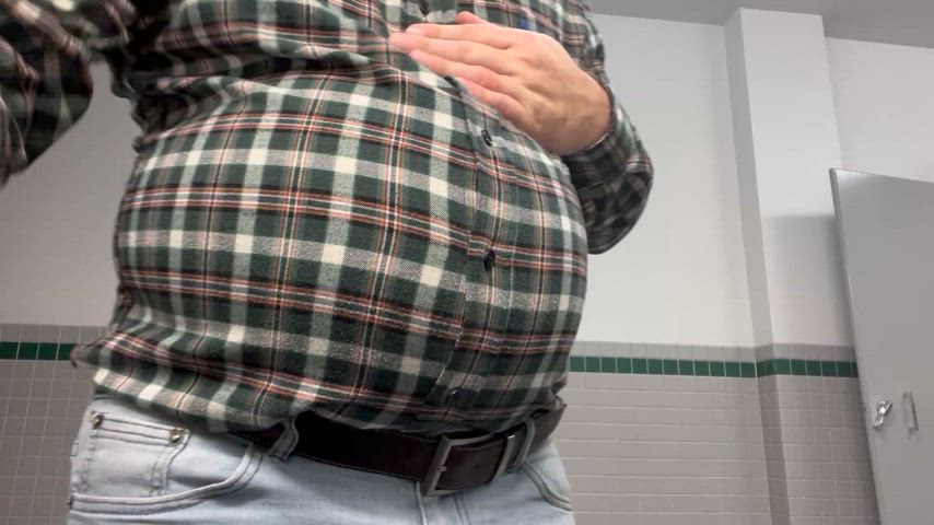 belly button chubby fetish thick belly gif