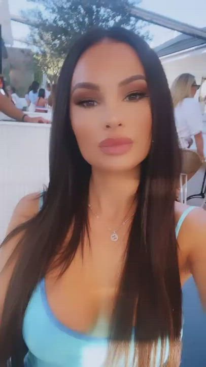 Australian Brunette Model gif