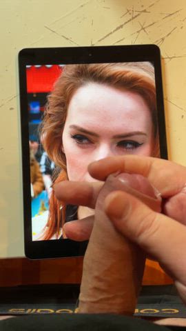 cum cumshot daisy ridley tribute gif