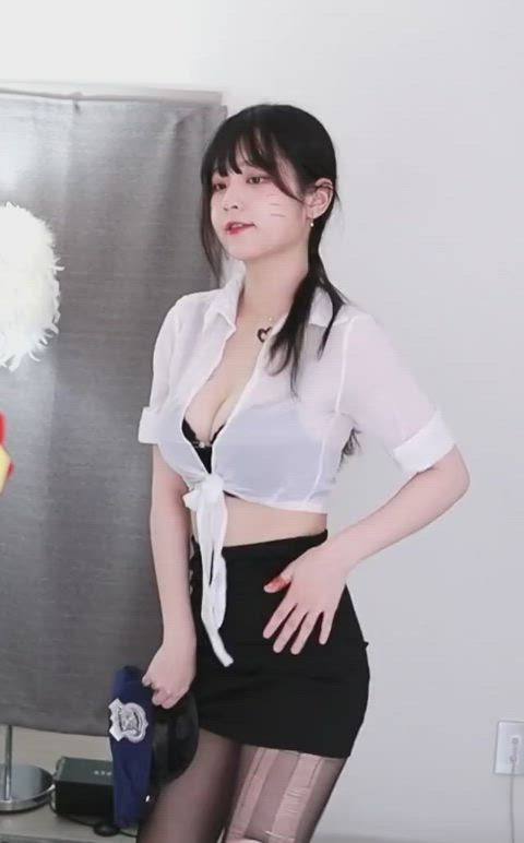 asian cute tits gif