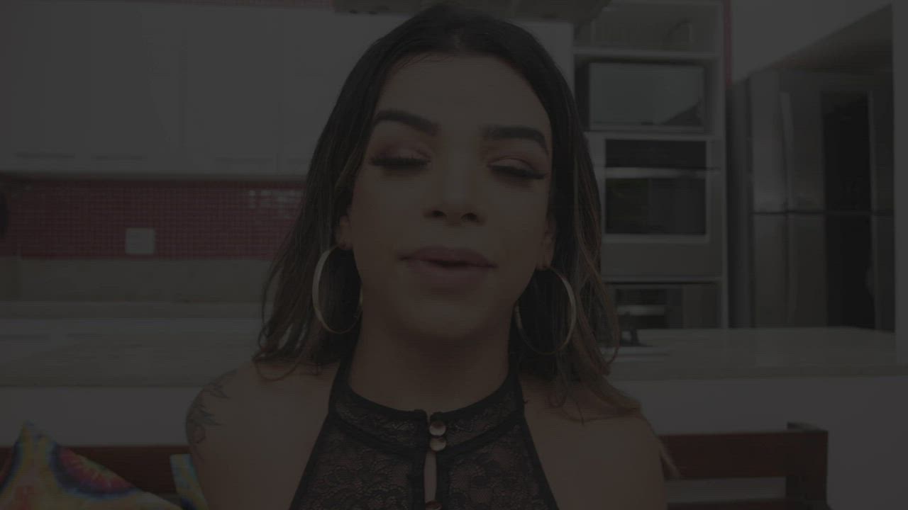Anal Play Big Ass Latina Lingerie Masturbating Solo Tattoo Toy Trans gif