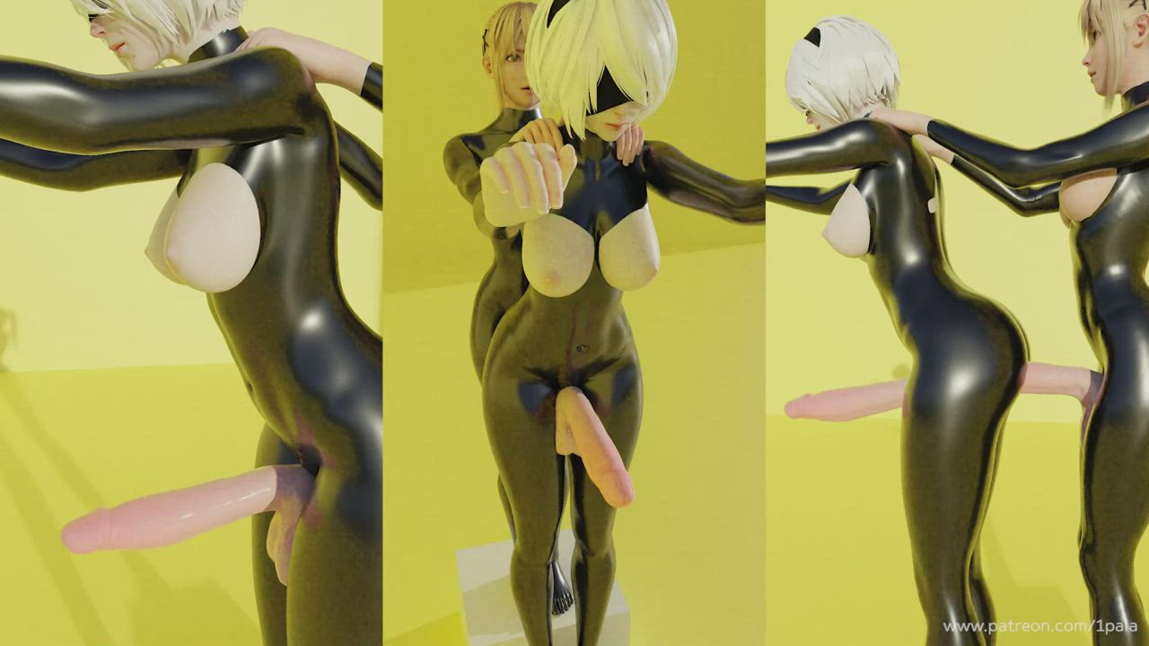 3D Futanari Hentai Hentai seiyoku gif
