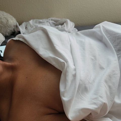 Tucked into bed waiting for you