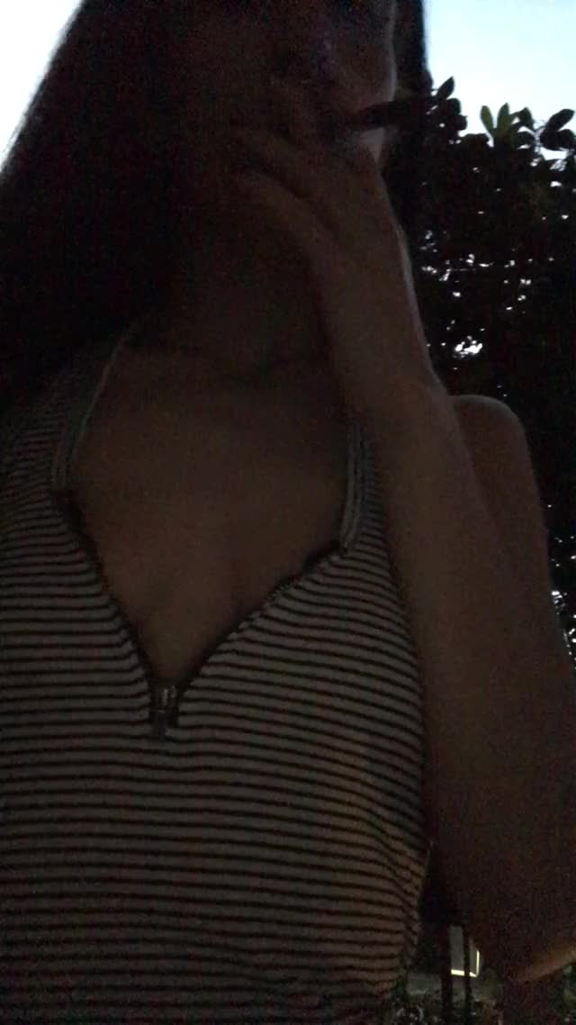 smoking outside :p