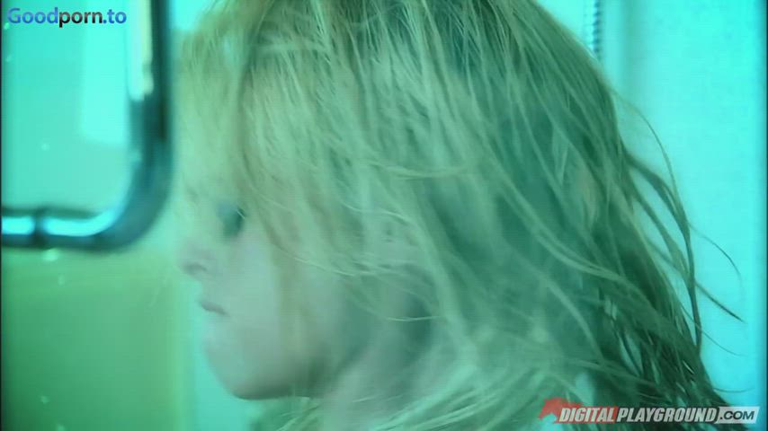 bouncing jesse jane pornstar riding shower gif