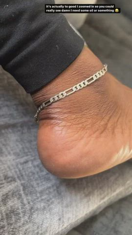 ebony feet foot fetish soles gif