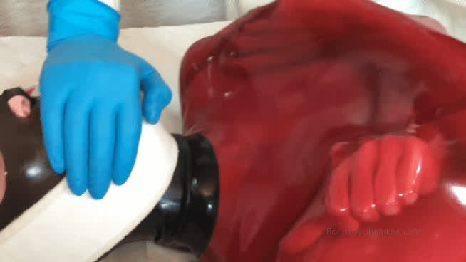 bdsm bondage fetish latex medical fetish gif