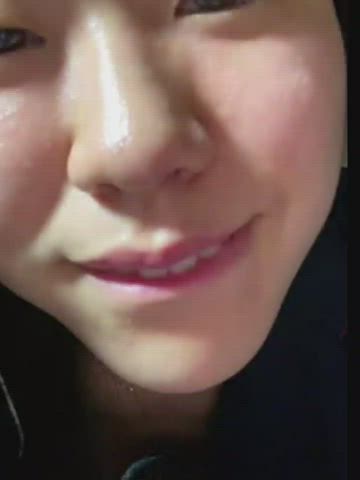 Amateur Asian Korean Masturbating Solo gif
