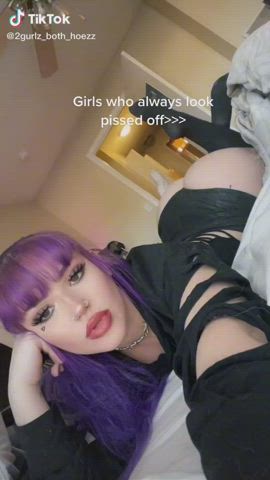 Ass Goth Shorts Thong TikTok gif
