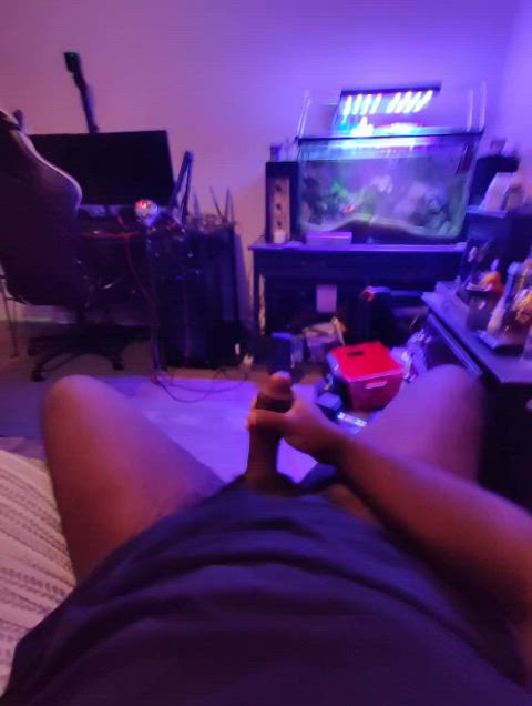 big dick bbc cock masturbating jerk off gif