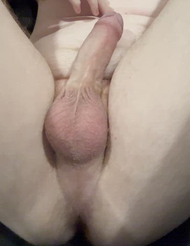 Using my cum as lube