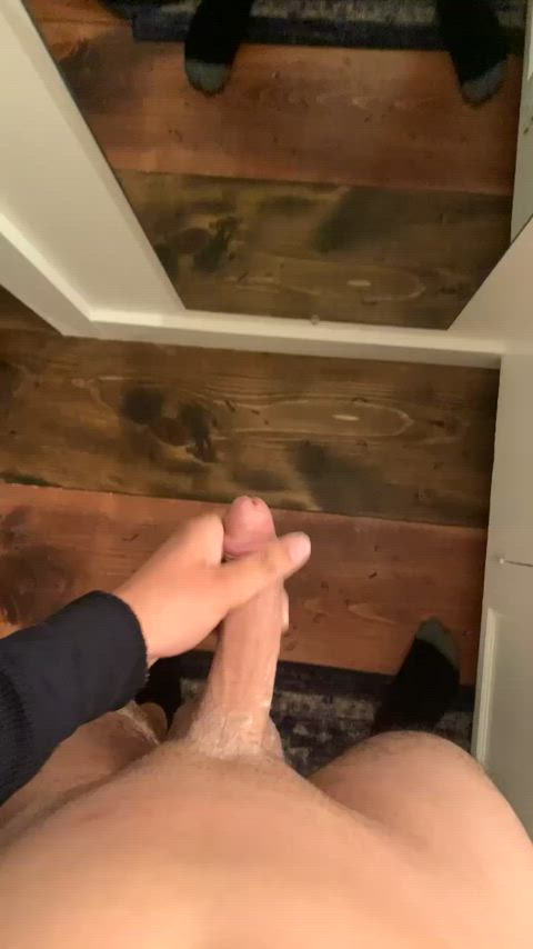 amateur jerk off pov cock massive-cock gif