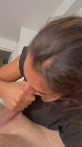 blowjob cock masturbating gif