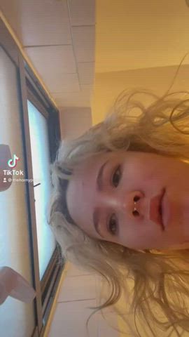 big nipples big tits blonde cute pretty shower tiktok wet and messy r/tiktits tik-tok