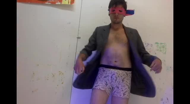 Masked Artist, imagining his muse in studio