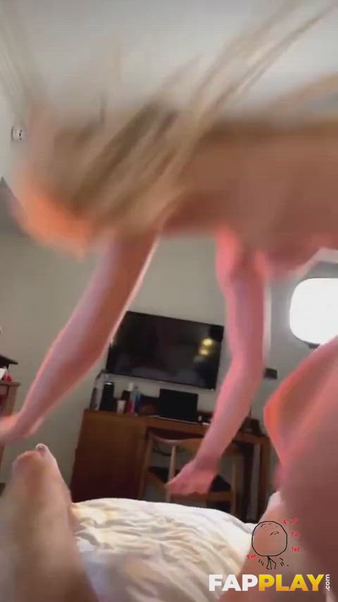 anal cum hotwife gif