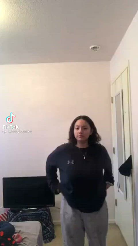 amateur babe cute girls pretty sensual smile teen teens tiktok gif