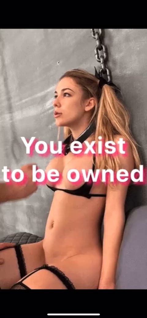 amateur bdsm collared gif