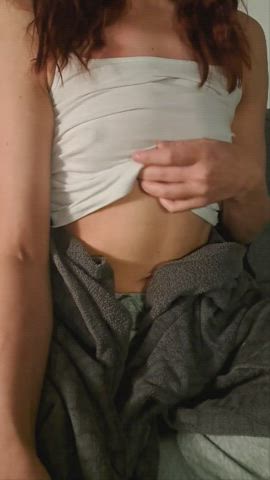 No need for big tits! Mine are small enough to fit in your hand