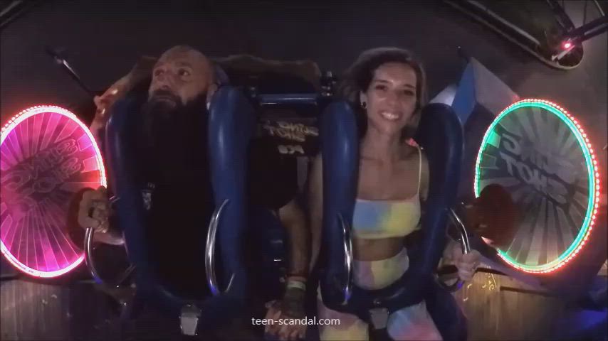 amateur flashing public gif