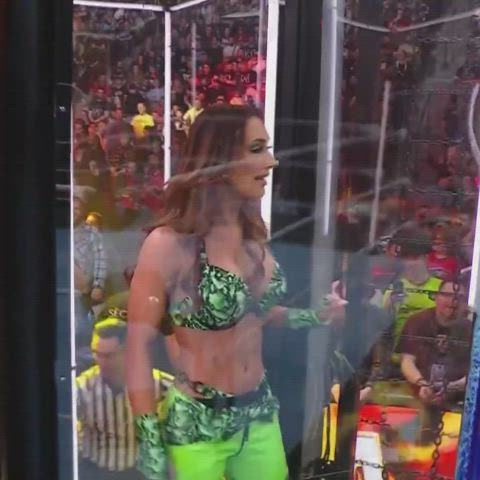 abs big tits fake tits fitness huge tits tits wrestling gif
